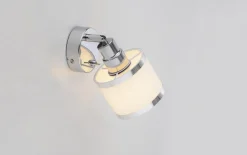 Wandleuchte Accor, chrom, 20 cm