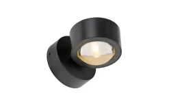 Wandleuchte Chia, schwarz