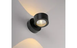 Wandleuchte Chia, schwarz