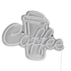 Wandleuchte Coffee, pink/weiß