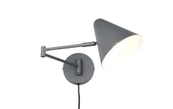 Wandleuchte Cosima, anthrazit