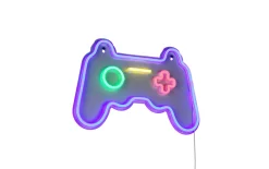 Wandleuchte Gamer, mehrfarbig/weiß