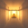 Wandleuchte Gorley, beige
