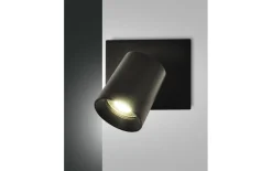 Wandleuchte Modo in schwarz, 1-flammig