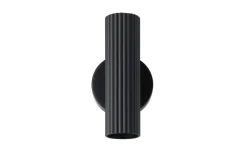 Wandleuchte Portillo, schwarz