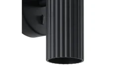 Wandleuchte Portillo, schwarz
