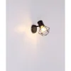 Wandleuchte Priska, schwarz, 16,5 cm