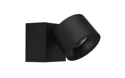 Wandleuchte Rae, schwarz