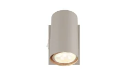 Wandleuchte Robby, sandfarbig