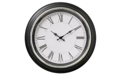 Wanduhr Baltimore, schwarz/weiß, 40 cm