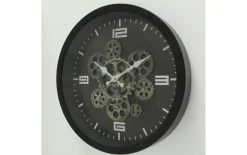 Wanduhr Big Time in schwarz, 38 cm