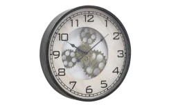 Wanduhr Industry, schwarz/beige, 48 cm