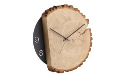 Wanduhr Naturstücke, Riffeiche