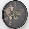 Wanduhr Rodas, schwarz, 57 cm