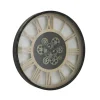 Wanduhr Takto, schwarz/beige