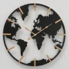 Wanduhr Union, schwarz, 50 cm