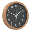 Wanduhr Viral, schwarz/kupfer, 30 cm