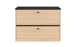 Waschbeckenunterschrank Modesto, Eiche-Nachbildung, inkl. Waschbecken
