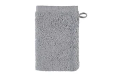 Waschhandschuh Lifestyle uni, platin, 16 x 22 cm