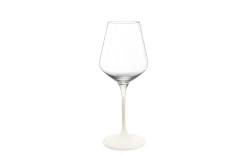 Weißweingläser Set Manufacture Rock blanc, klar/weiß, 4-teilig