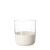 Whisky Tumbler Set Manufacture Rock blanc, klar/weiß, 4-teilig