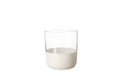 Whisky Tumbler Set Manufacture Rock blanc, klar/weiß, 4-teilig