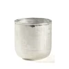 Windlicht in silber, 10 x 10 cm