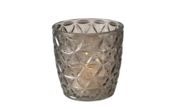 Windlicht Marilu, grau lackiert, 4-teilig