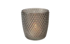 Windlicht Marilu, grau lackiert, 4-teilig