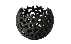 Windlicht Philis, schwarz, 9,5 cm