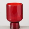 Windlicht Rouga, rot, 20 cm