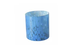 Windlichtset Flayn, blau, 2-teilig