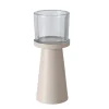 Windlichtset Pius, beige, 2-teilig