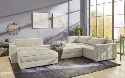 Wohnlandschaft Brixen, beige, inkl. Funktionen