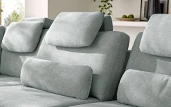 Wohnlandschaft Civita, alufarbig, inkl. Sitztiefenverstellung