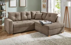 Wohnlandschaft Heidelberg, taupe, inkl. Funktionen