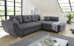Wohnlandschaft Maranello, grau, inkl. Funktionen