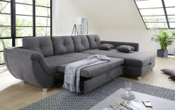 Wohnlandschaft Maranello, grau, inkl. Funktionen