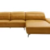 Wohnlandschaft MR 2490, kurkuma, Longchair rechts