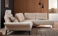 Wohnlandschaft Pelippa, beige, inkl. Funktionen
