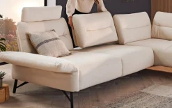 Wohnlandschaft Pelippa, beige, inkl. Funktionen