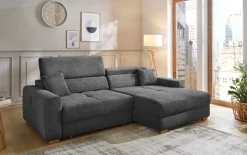 Wohnlandschaft Slider, dunkelgrau, inkl. Funktionen
