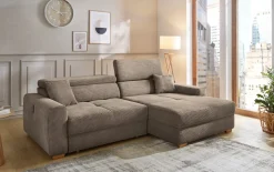 Wohnlandschaft Slider, taupe, inkl. Funktionen