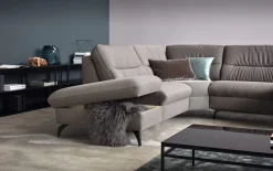 Wohnlandschaft 1175 Spektra, grau, inkl. manuelle Wall-Free-Funktion