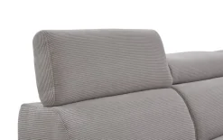 Wohnlandschaft TS 238, silber, inkl. Kopfteilverstellungen
