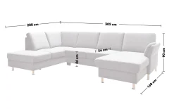 Wohnlandschaft ZE-EM18013, grau