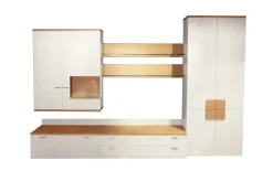 Wohnwand Severo, beige/Eiche sand, inkl. Softclose Funktion