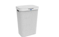 Wäschesammler Country weiß, 55 l