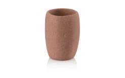 Zahnputzbecher Roda, rotbraun, 10,5 cm