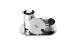 Zucker-Sahne-Set, stainless steel polished, 3-teilig